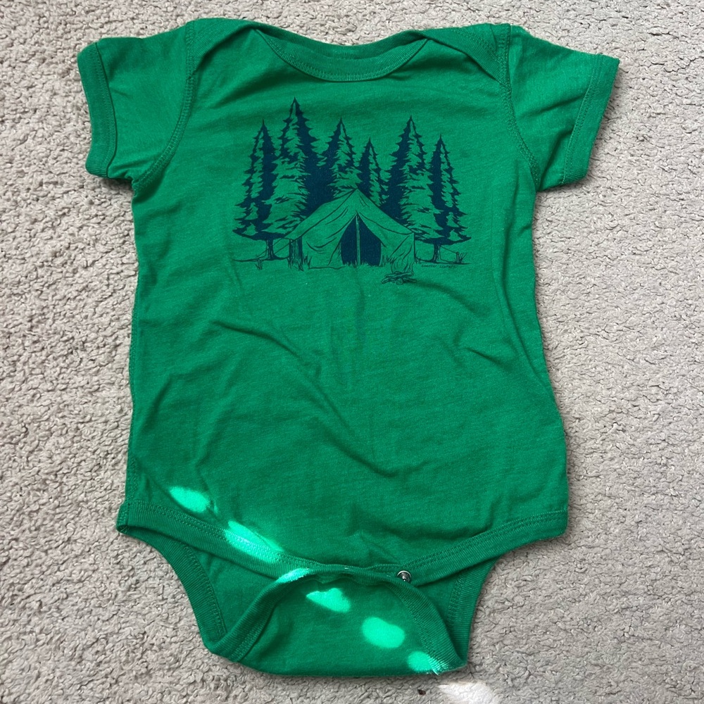 Green Camping Tent Kids One Piece